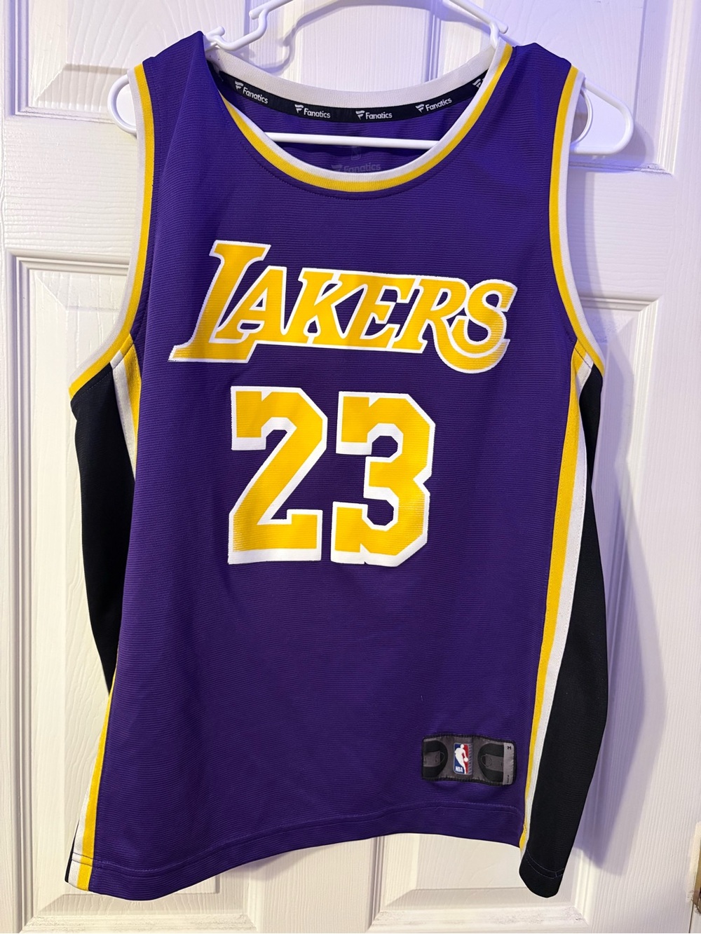 Fanatics Purple & Gold Los Angeles Basketball Jersey
